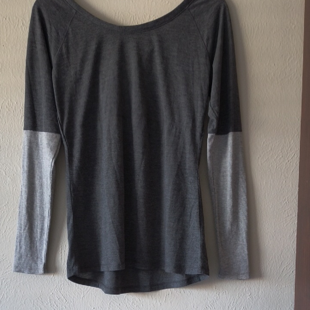 Gray and  Women's Top